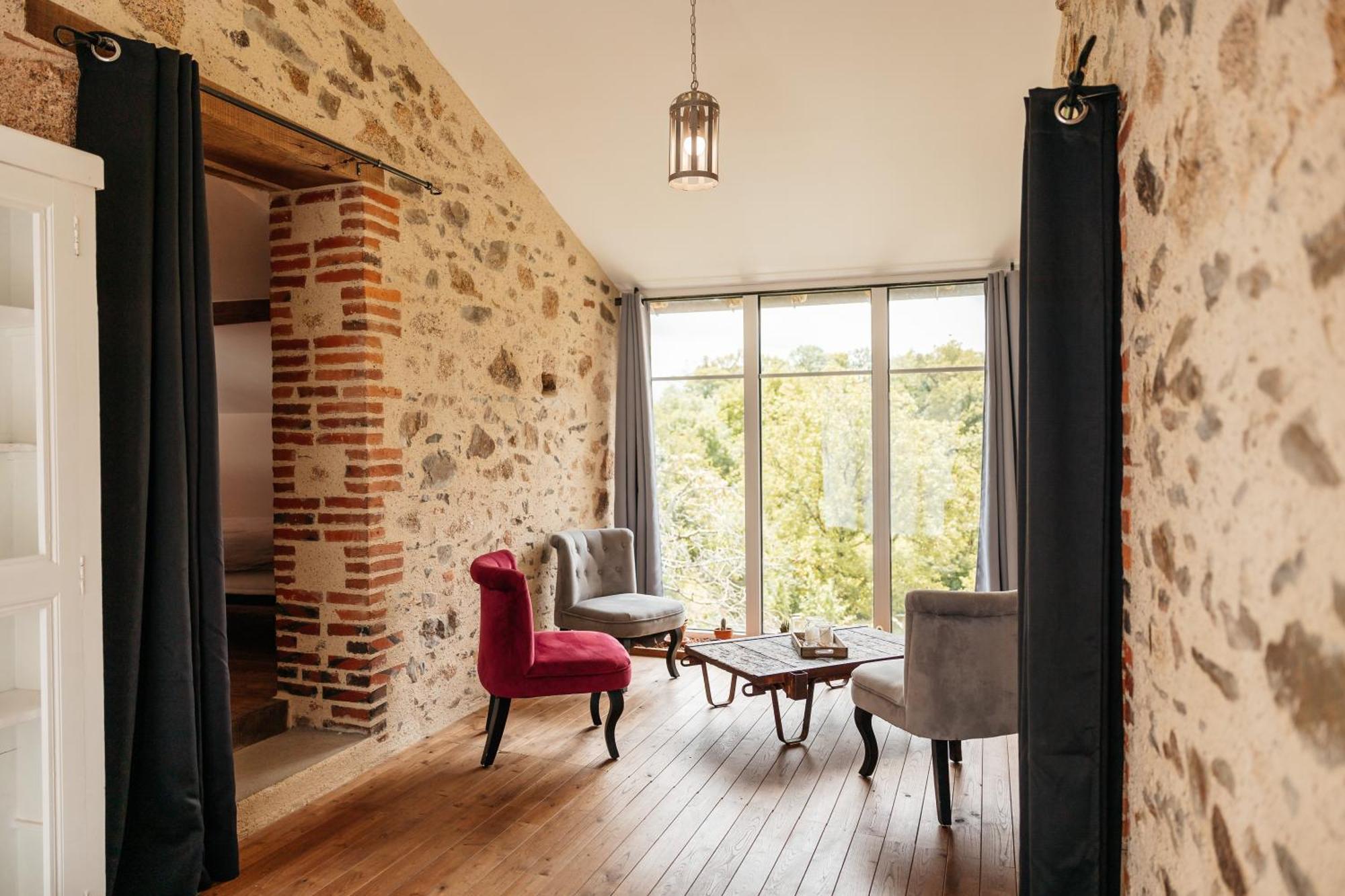 Вилла Le Logis Du Prieure Les Chatelliers-Chateaumur Экстерьер фото